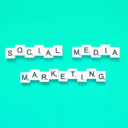 Social Media Marketing Buchstaben