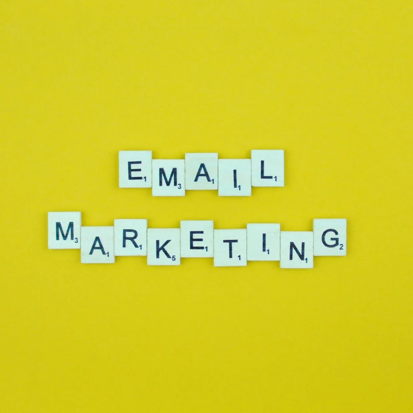 E-Mail Marketing Buchstabenkette